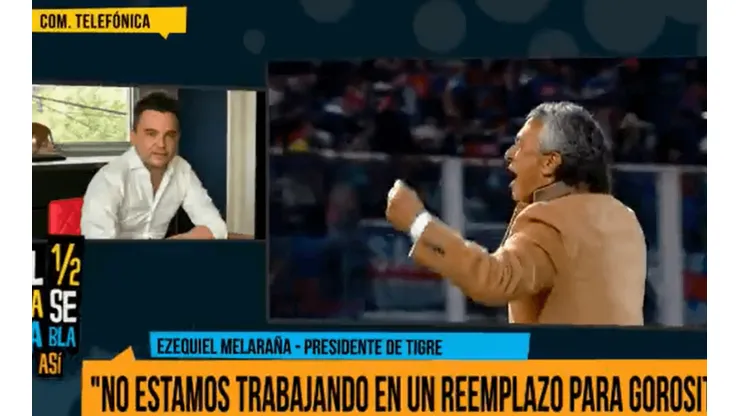 El presidente de Tigre le puso el freno de mano a San Lorenzo con Gorosito