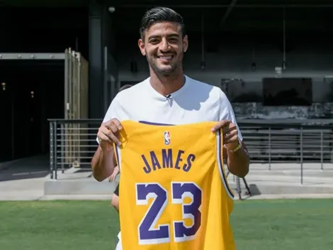 Carlos Vela, encantado de trabajar con LeBron James