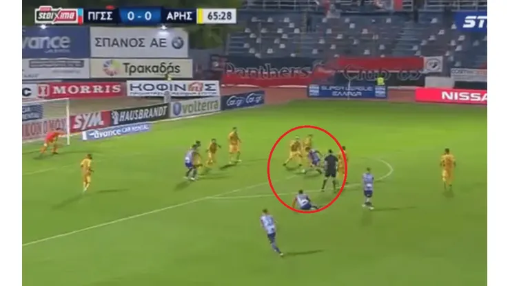 El golazo de un ex América en la Liga de Grecia