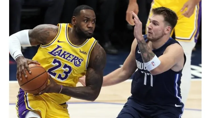 Es el heredero: el insulto amistoso con el que LeBron homenajeó a Luka Doncic