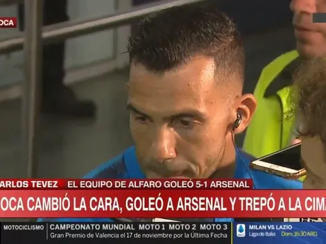 Tevez: "Cuando perdimos la final con River ningún técnico quería agarrar Boca"