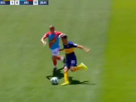 ¡Qué viva el fútbol, Bebelo! Hermoso túnel de Reynoso para que delire la Bombonera