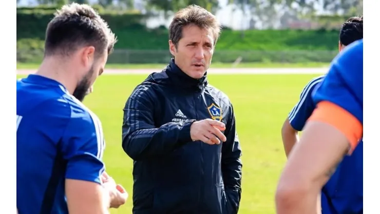 Guillermo Barros Schelotto, entrenador de Los Ángeles Galaxy.