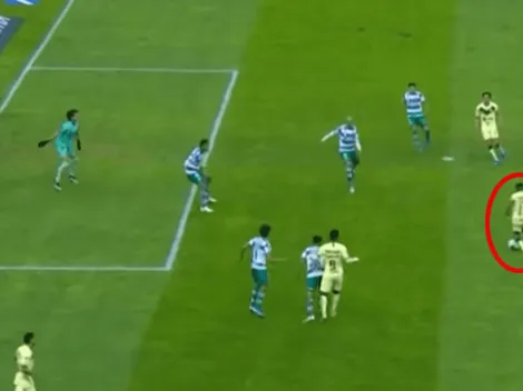 Ibargüen abrió la cuenta para América sobre el final del primer tiempo