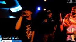 Trueno llamó a su papá al escenario para hacer el mejor acote de la FMS La Plata