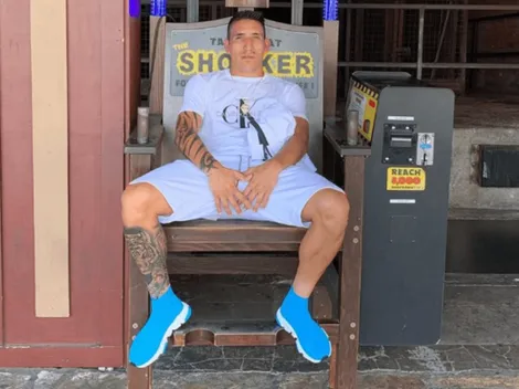 Centurión se disfrazó del personaje de moda y la rompió toda en Instagram