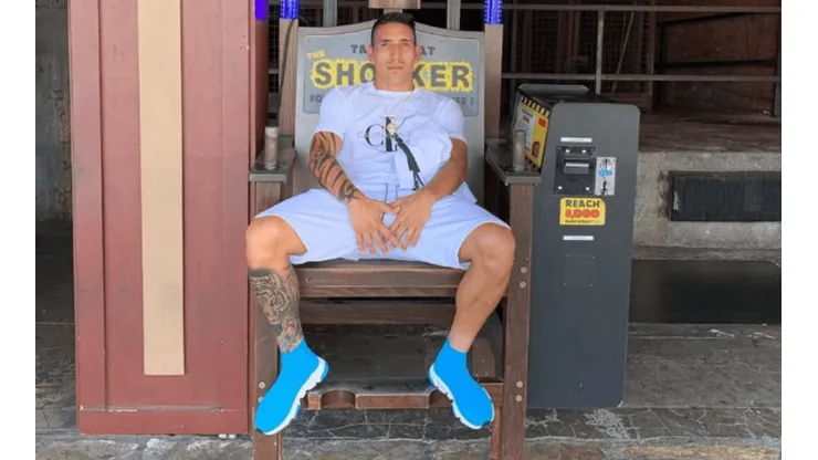 Centurión se disfrazó del personaje de moda y la rompió toda en Instagram