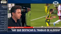 Marcelo Gallardo luego del partido de River.