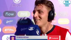 Retegui, el que ganó el clásico para Estudiantes: "Mamá, no te preocupes que estoy bien"