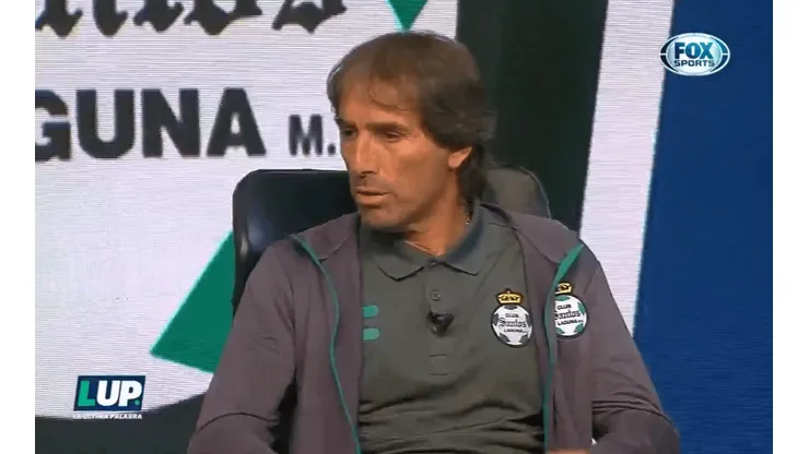 El entrenador de Santos Laguna dio una interesante entrevista en Fox Sports.