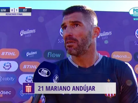 Andújar: "Tijanovich a pesar que no tiene nada en la cabeza, juega muy bien"