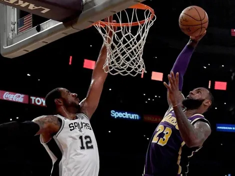Qué canal transmite Los Angeles Lakers vs. San Antonio Spurs por la NBA