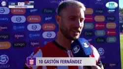 Gastón Fernández luego de la victoria.