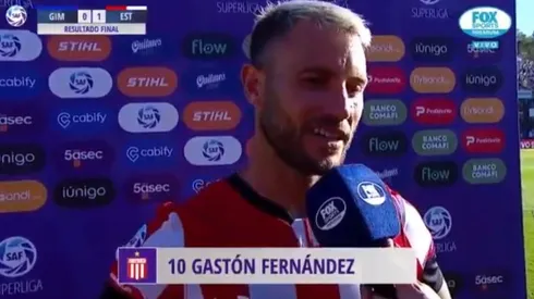 Gastón Fernández luego de la victoria.