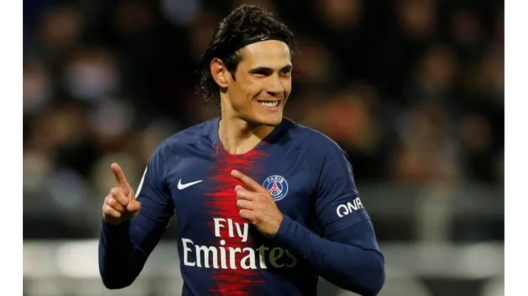 Edinson Cavani en Paris Saint-Germain.