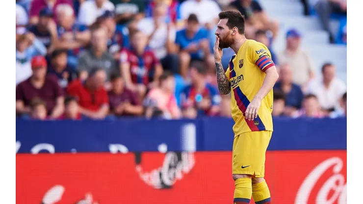 Foto de Lionel Messi, jugador de Barcelona.