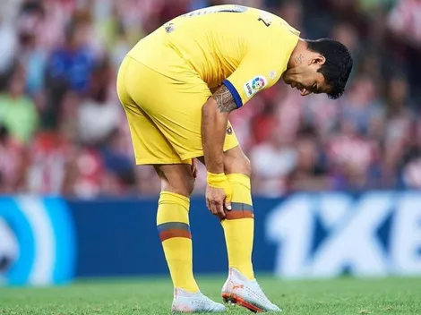 Se encienden las alarmas en Barcelona: Luis Suárez tuvo que ser reemplazado por lesión