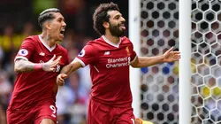 Firmino y Salah