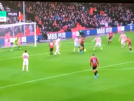 Pero qué golazo le hicieron al United: la paró, metió un sombrero y le dio de volea