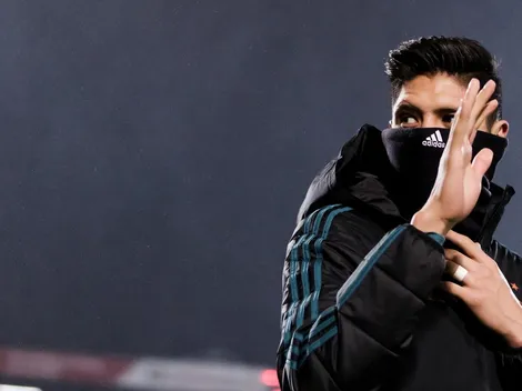 Cómo quedó la cara de Edson Álvarez luego del codazo