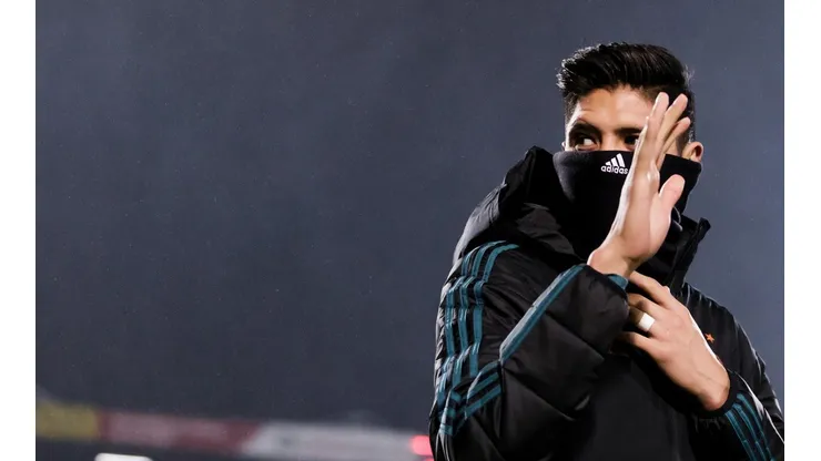 Cómo quedó la cara de Edson Álvarez luego del codazo