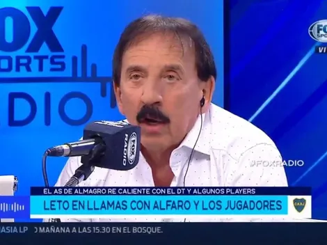Leto, furioso por el presente de Boca: cargó contra Alfaro, los jugadores y no se salvó nadie