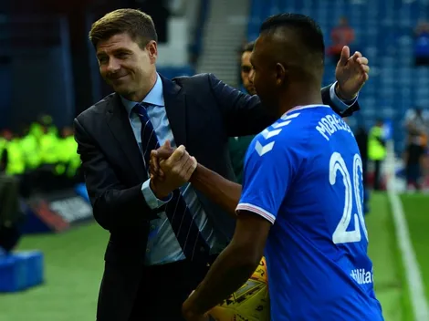 Gerrard le dio con todo a Alfredo Morelos por las últimas declaraciones que dio