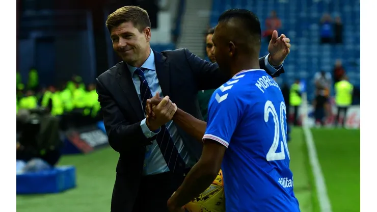 Gerrard le dio con todo a Alfredo Morelos por las últimas declaraciones que dio