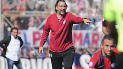 Juan Antonio Pizzi en su segunda etapa en San Lorenzo.