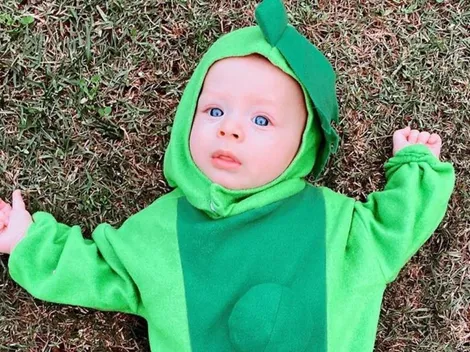 El curioso disfraz del hijo de Chicharito