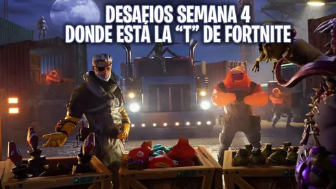 Donde está la "T" de Fortnite - Desafíos Semana 4