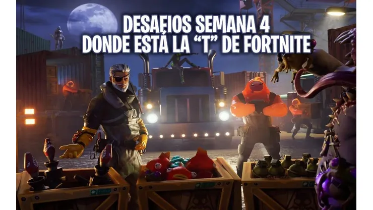 Donde está la "T" de Fortnite - Desafíos Semana 4
