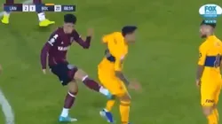 Foto del momento donde se viene la patada.