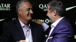 Angelici desmintió que Alfaro se quiera ir de Boca: "Hablé con él"