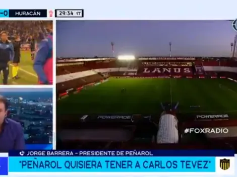 Con cautela, el presidente de Peñarol le agregó un capítulo más a la novela de Tevez