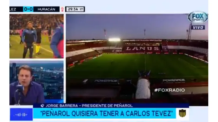 Con cautela, el presidente de Peñarol le agregó un capítulo más a la novela de Tevez