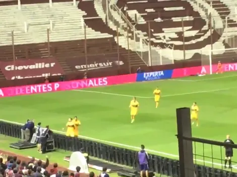 Video: esto hizo Zárate en el festejo de su gol ante Lanús