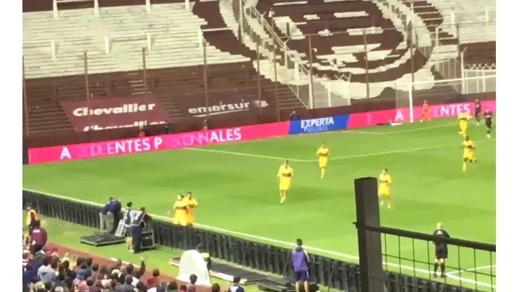 Video: esto hizo Zárate en el festejo de su gol ante Lanús
