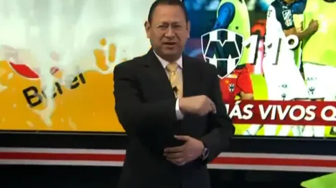 Un periodista bromeó con la situación que atraviesa Rayados