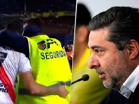 La polémica frase de Angelici sobre el seguridad despedido tras el Boca-River