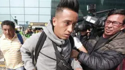 Cueva arribó al Jorge Chávez este jueves.