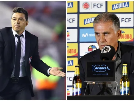 La presión de Gallardo a Queiroz para que no convoque a Quintero y Santos Borré