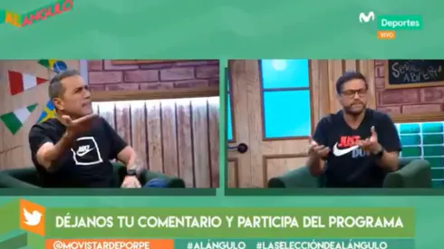 Chavarri y Pedro García son panelistas en Al Ángulo.