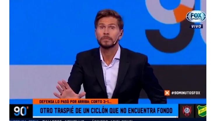 Se re picó: Vignolo se calentó al aire con la producción, mandó un corte y los fue a buscar