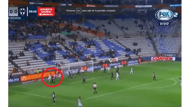 Alma de goleador: Sánchez adelantó a Monterrey