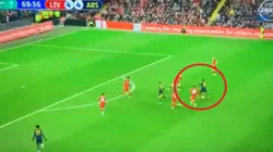 ¡Una locura! ¡Espectacular golazo para el 5-4 del Arsenal al Liverpool!