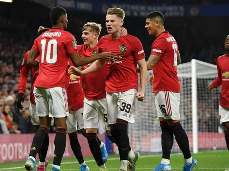 Con mucha presencia argentina, Manchester United eliminó al Chelsea de la Carabao