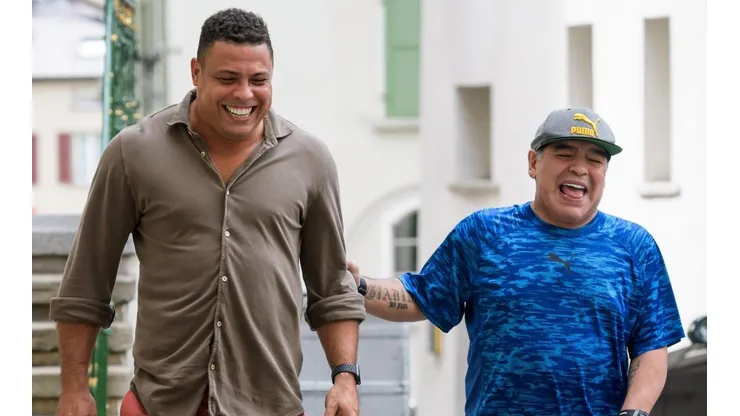 De un fenómeno a otro: Ronaldo saludó a Maradona por su cumpleaños con una foto super tierna