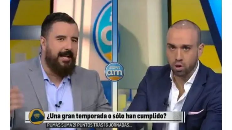 Fuerte discusión en 'ESPN'.