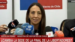 Lo confirmó la Ministra de Deporte de Chile: la final de la Copa Libertadores es en Santiago